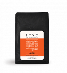 Изображение оранжевого пакета кофе