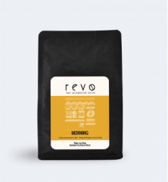 Изображение жёлтого пакета кофе